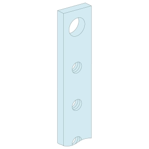 Schneider Electric PrismaSeT - LVS04173 - 4 db sín menetes lyuk. 400A hossz=1400