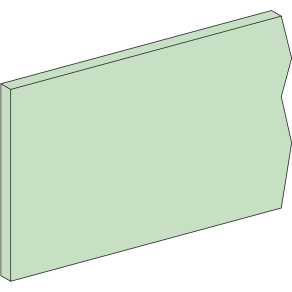 Schneider Electric PrismaSeT - LVS04552 - Vízszintes sín, 120x10mm