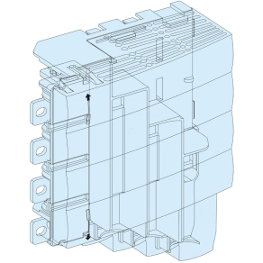   Schneider Electric PrismaSeT - LVS04067 - Betáp. csatlakozó blokk NS-INS250, alsó