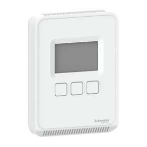   Schneider Electric SpaceLogic Analog - SLASLCV2 - szén-dioxid és levegőminőség + páratartalom érzékelő, LCD-kijelzővel, analóg kimenet