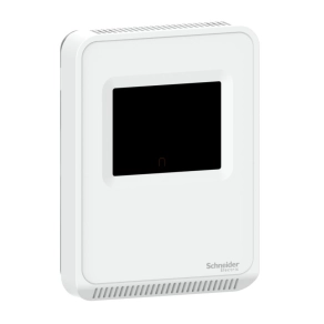   Schneider Electric Air Quality Sensors - SLPSTCX - szén-dioxid-érzékelő, érintőkijelzős, BAC/MB