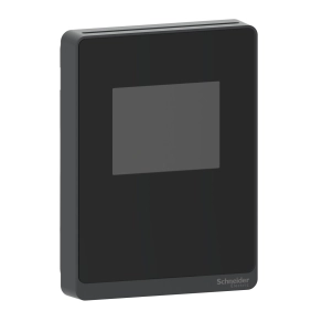 Schneider Electric Air Quality Sensors - SLPBTC2 - szén-dioxid és páratartalom-érzékelő, érintőkijelzős, BAC/MB, fekete