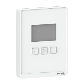   Schneider Electric SpaceLogic Analog - SLAWLX2 - páratartalom-érzékelő, LCD-kijelzővel, analóg kimenet, fehér