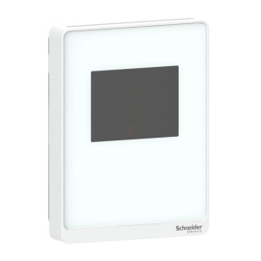   Schneider Electric SpaceLogic Analog - SLAWTCX - szén-dioxid érzékelő, érintőkijelzős, analóg kimenet, fehér
