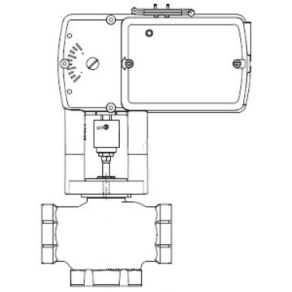  Schneider Electric Globe Valves and Actuators - VS-7313-812-4-09 - 1-1/4" 3WayValve+MS51-7103-150