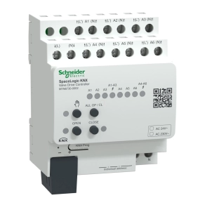   Schneider Electric KNX - MTN6730-0002 Fűtési-hűtési szelepszabályozó, 6 csatorna