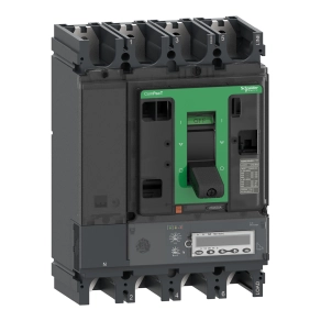 Schneider Electric ComPacT NSX (2021) - C63W46E630 - megszakító NSX630HB2, 100 kA 690 VAC, MicroLogic 6.3 E kioldóegység 630 A, 4P4d