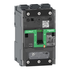   Schneider Electric ComPacT NSXm (2021) - C12N3TM160L - Megszakító (50 kA 415 VAC) , 3P 3d, 160 A beállítás TMD kioldóegység, EverLink csatlakozókkal