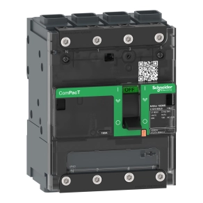   Schneider Electric ComPacT NSXm NA (2021) - C124160LS - Kapcsoló 160NA AC 4P 160A EverLink csatlakozás