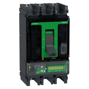 Schneider Electric ComPacT NSX (2021) - C40N37E400 - megszakító NSX400N, 50 kA 415 VAC, MicroLogic 7.3 E Vigi kioldóegység 400 A, 3P3d