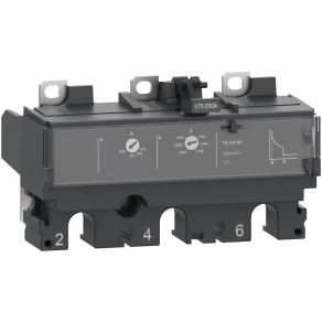 Schneider Electric ComPacT TM80DC - Trip unit kioldóegység egyenfeszültségű hálózatokhoz, 80A, 3 pólusú, termikus-mágneses védelem, 750V DC; C103TM080D