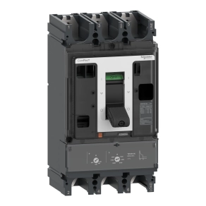 Schneider Electric ComPacT NSX (2021) - C63F3TM500D - Megszakító NSX500F DC, 36 kA 750 VDC, TM - DC kioldóegység, 500 A beállítás, 3P