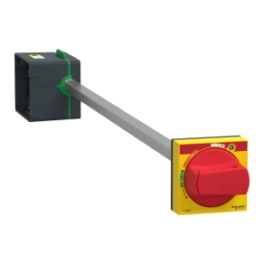   Schneider Electric ComPacT NSXm (2021) - LV426936T - side rotary handle, NSXm, red handle on yellow front, shaft length 45 to 480 mm, IP54