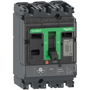   Schneider Electric ComPacT NSX (2021) - C10B3TM080 - Megszakító NSX100B, 25 kA 415 VAC, TMD kioldóegység 80 A, 3P3d