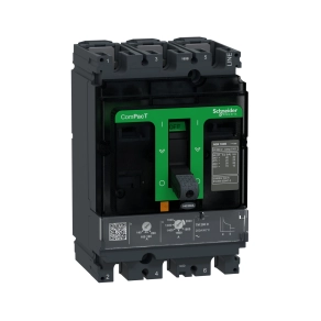 Schneider Electric ComPacT NSX (2021) - C16B3TM100 - Megszakító NSX160B, 25 kA 415 VAC, TMD kioldóegység 100 A, 3P3d