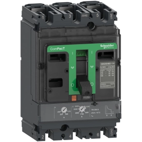 Schneider Electric ComPacT NSX (2021) - C25F3TM250 - Megszakító NSX250F, 36 kA 415 VAC, TMD kioldóegység 160 A, 3P3d