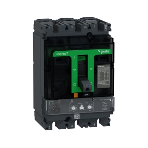 Schneider Electric ComPacT NSX (2021) - C10H32M025 - Megszakító NSX100H, 70 kA 415 VAC, MicroLogic 2.2 M kioldóegység 25 A, 3P3d