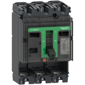   Schneider Electric ComPacT NSX (2021) - C16F3 - Megszakító alapkeret, NSX160F, 36 kA 415 VAC 50/60 Hz, 160 A, kioldóegység nélkül, 3P