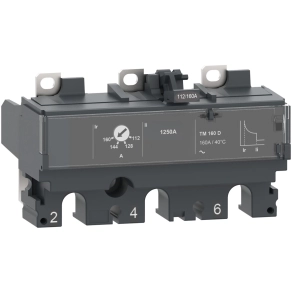   Schneider Electric ComPacT NSX (2021) - C163TM160 - Kioldóegység TM160D NSX 160/250 megszakítóhoz, termikus-mágneses, beállítás 160 A, 3P3d