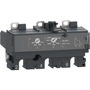   Schneider Electric ComPacT NSX (2021) - C253TM200 - Kioldóegység TM200D NSX 250 megszakítóhoz, termikus-mágneses, beállítás 200 A, 3P3d