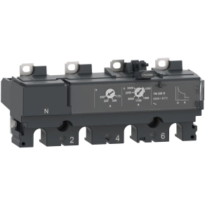 Schneider Electric ComPacT NSX (2021) - C256TM250 - Kioldóegység TM250D NSX 250 megszakítóhoz, termikus - mágneses, beállítás 250 A, 4P3d