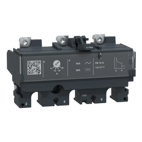 Schneider Electric ComPacT NSX (2021) - C103MG016 - Kioldóegység TM16G NSX 100 megszakítóhoz, termikus-mágneses, beállítás 16 A, 3P3d