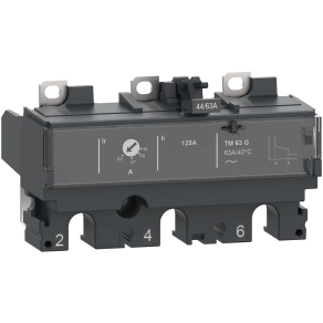 Schneider Electric ComPacT NSX (2021) - C103MG080 - Kioldóegység TM80G NSX 100/160/250 megszakítóhoz, termikus-mágneses, beállítás 80 A, 3P3d