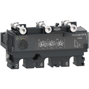 Schneider Electric ComPacT NSX (2021) - C1032G100 - Kioldóegység MicroLogic 2.2 G NSX 100/160/250 megszakítóhoz, elektronikus, beállítás 100 A, 3P3d
