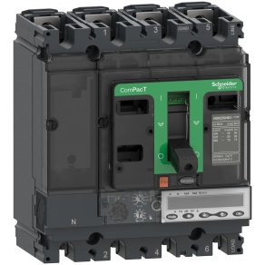 Schneider Electric ComPacT NSX (2021) - C25V46E160 - Megszakító NSX250HB1, 75 kA 690 VAC, MicroLogic 6.2 E kioldóegység 160 A, 4P4d