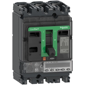 Schneider Electric ComPacT NSX (2021) - C25W35E160 - Megszakító NSX250HB2, 100 kA 690 VAC, MicroLogic 5.2 E kioldóegység 160 A, 3P3d