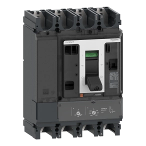 Schneider Electric ComPacT NSX (2021) - C63S4TM500D - Megszakító NSX500S DC, 100 kA 750 VDC, TM - DC kioldóegység, 500 A beállítás, 4P