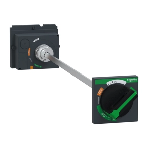   Schneider Electric ComPacT NSX (2021) - LV429338T - Hosszabbított rotációs hajtás, NSX 100/160/250, fekete kar, tengely hossz 185 to 600 mm, IP55