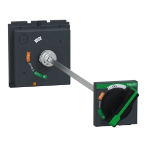 Schneider Electric ComPacT NSX (2021) - LV432598T - Hosszabbított rotációs hajtás, NSX 400/630, fekete kar, tengely hossz 209 to 600 mm, IP55