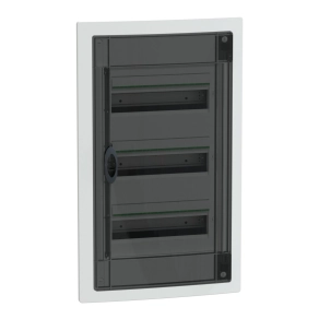   Schneider Electric PrismaSeT XS - LVSXP313 - Szekrény, füstszínű ajtó, süllyesztett, 3x13 modul, PEN