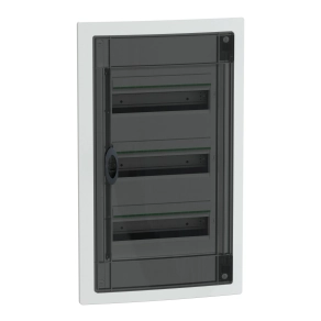 Schneider Electric PrismaSeT XS - LVSXP313 - Szekrény, füstszínű ajtó, süllyesztett, 3x13 modul, PEN