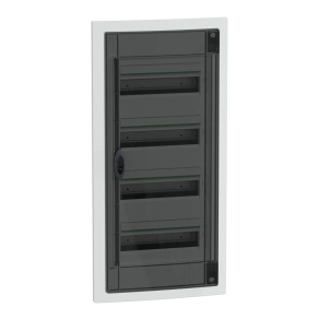   Schneider Electric PrismaSeT XS - LVSXP413 - Szekrény, füstszínű ajtó, süllyesztett, 4x13 modul, PEN