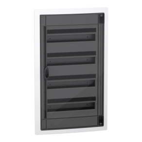   Schneider Electric PrismaSeT XS - LVSXP418 - Szekrény, füstszínű ajtó, süllyesztett, 4x18 modul, PEN