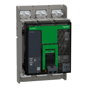   Schneider Electric ComPacT NS (2021) - C063N360FM - 630b N 3P fix kézi vezérlésű készülék mellső csatlakozás Micrologic 6.0