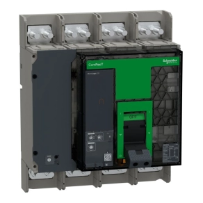   Schneider Electric ComPacT NS (2021) - C100H360FM - 1000 H 3P fix kézi vezérlésű készülék mellső csatlakozás Micrologic 6.0