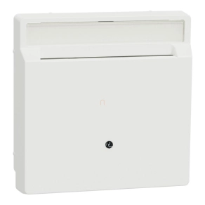   Schneider Electric Merten System Design - MTN3854-6037 - Fedlap hotelkártya kapcsolóhoz, mattfehér