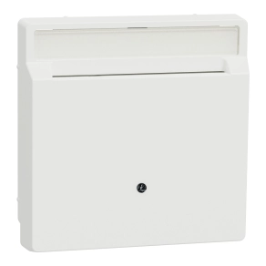 Schneider Electric Merten System Design - MTN3854-6037 - Fedlap hotelkártya kapcsolóhoz, mattfehér