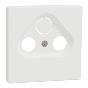   Schneider Electric Merten System Design - MTN4123-6037 - Fedlap 3 kimenetes antenna csatlakozóhoz, mattfehér