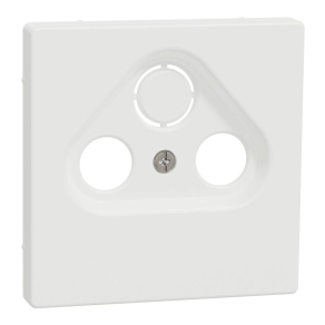 Schneider Electric Merten System Design - MTN4123-6037 - Fedlap 3 kimenetes antenna csatlakozóhoz, mattfehér