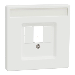   Schneider Electric Merten System Design - MTN4250-6037 - Fedlap, többfunkciós, feliratozható, mattfehér