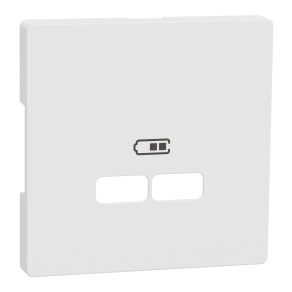 Schneider Electric Merten System Design - MTN4367-6037 - Fedlap USB töltőkhöz, mattfehér