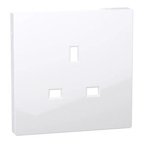 Schneider Electric Merten System Design - MTN2120-6035 - Fedlap brit csatlakozóaljzathoz, lótuszfehér