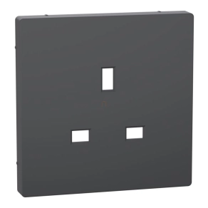   Schneider Electric Merten System Design - MTN2120-6034 - Fedlap brit csatlakozóaljzathoz, antracit