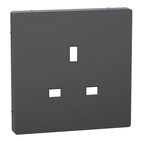 Schneider Electric Merten System Design - MTN2120-6034 - Fedlap brit csatlakozóaljzathoz, antracit
