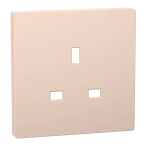 Schneider Electric Merten System Design - MTN2120-6033 - Fedlap brit csatlakozóaljzathoz, szahara