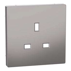 Schneider Electric Merten System Design - MTN2120-6050 - Fedlap brit csatlakozóaljzathoz, nikkel